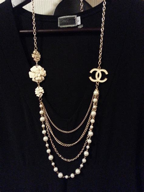 chanel bijoux fantaisie necklace|vintage chanel necklace.